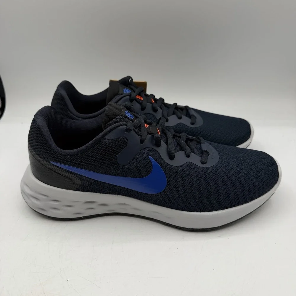 Nike Revolution‎ 6 NN Running Shoes Mens Sz 9 Dark Obsidian/Royal DC3728-400